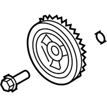 Mercury 8S7Z-6312-A Pulley - Crankshaft