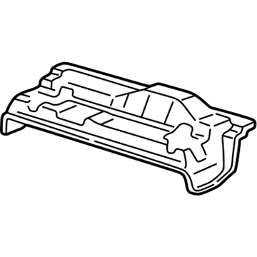 YL3Z-1611338-AA Ford Rear Reinforcement Illustration 1 of 1