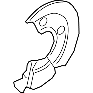 Ford EcoSport Backing Plate - CN1Z-2K005-B