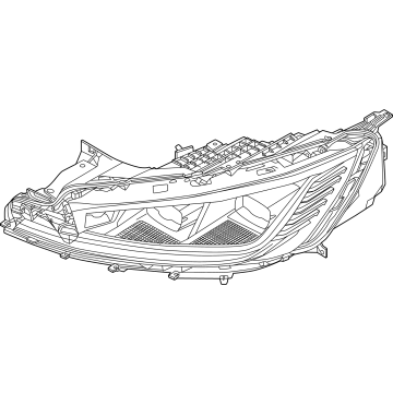 RC5Z-13008-A Ford Lamp Assembly Illustration 1 of 1