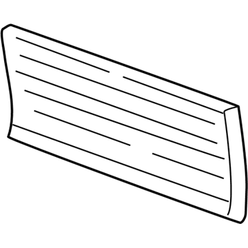 Ford 1F2Z-1725532-AAR Molding - Door Outside