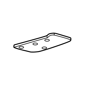 Ford M2DZ-98245A26-A Bracket - Soft Top Latch Mount