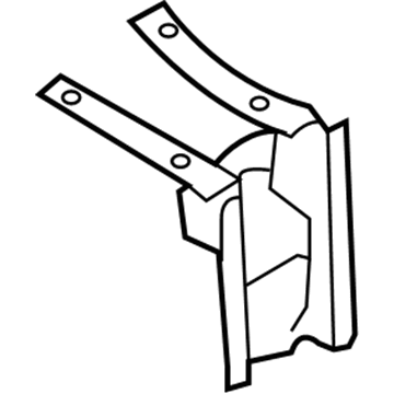 Mercury 9L8Z-10A666-A Support - Battery Tray