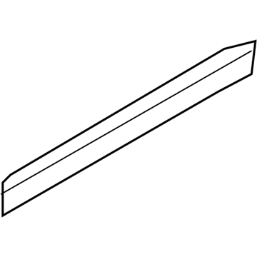 Lincoln MKX Door Moldings - BA1Z-7825557-A
