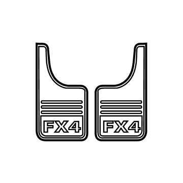 Ford VHL3Z-16A550-N Kit - Mudflap