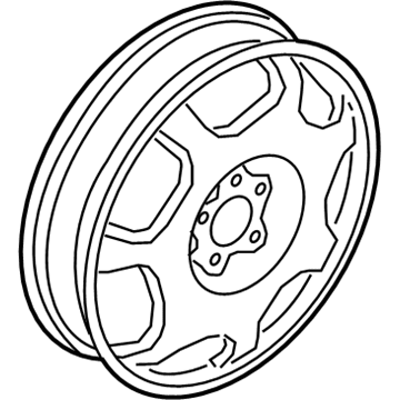 Ford Edge Spare Wheel - FT4Z-1007-E