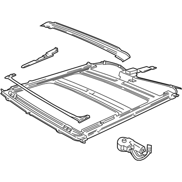 Lincoln 7L3Z-1651070-B Rail Assembly - Roof