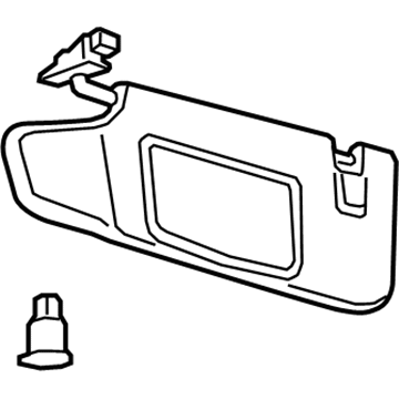 Ford KR3Z-6304104-AA Visor Assembly - Sun
