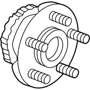Ford H2MZ-1109-P Hub Assembly - Wheel