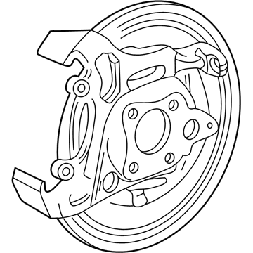 Mercury 3F2Z-2C028-AA Shield - Brake Disc