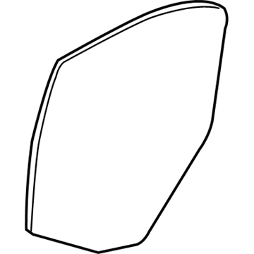 Mercury 6G1Z-5425712-AA Glass - Rear Door