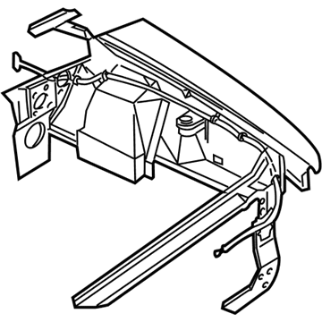 Ford F4ZZ-16916-A Cable Assembly - Control