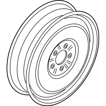 Lincoln 6E5Z-1015-B Wheel Assembly