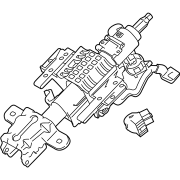 FL3Z-3C529-BJ Ford Column Assembly - Steering Illustration 1 of 1