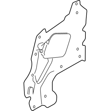 Ford CK4Z-61237A05-D Shield - Water Splash