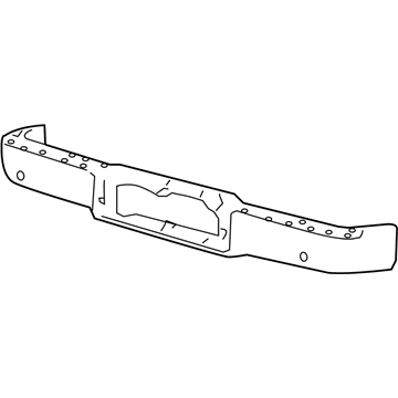 Lincoln 4L3Z-17906-AB Bumper Assembly - Rear