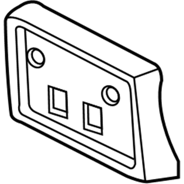 Mercury 6W7Z-17A385-AA Bracket - License Plate