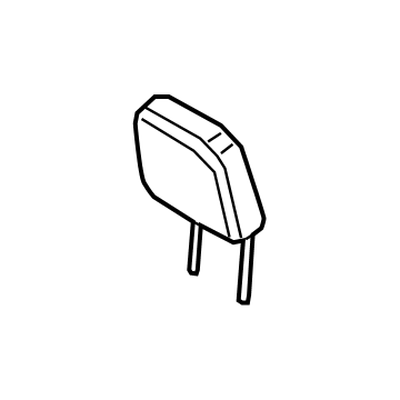 Lincoln LC5Z-78611A09-AA Headrest - Cover And Pad