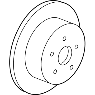 Ford BL3Z-2C026-C Rotor Assembly - Brake