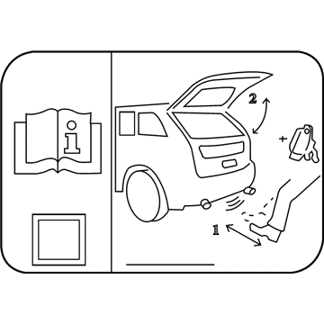 Ford DU5Z-5840245-A Decal