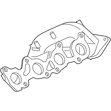 Ford FL3Z-9430-B Exhaust Manifold, Passenger Side FL3Z-9430-B Ford Exhaust Manifold, Passenger Side Illustration 1 of 1
