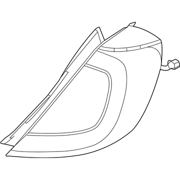 Lincoln DA5Z-13404-D Lamp Assembly - Rear