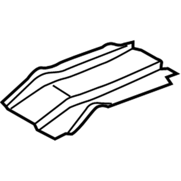 Ford DT1Z-17613E52-C Reinforcement - Rear Seat Support