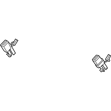 JL1Z-7860045-FE Ford Outer Buckle, Center Driver Side Illustration 1 of 1