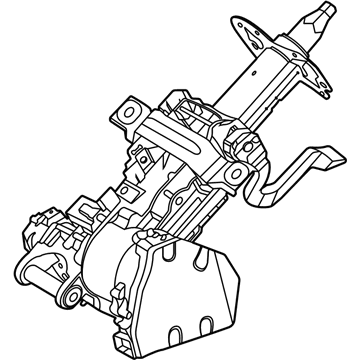 LX6Z-3C529-CH Ford Column Assembly - Steering Illustration 1 of 1