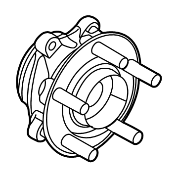 Ford LJ9Z-1104-B Hub Assembly - Wheel