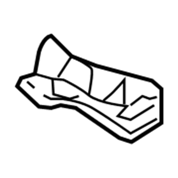 Mercury 6E5Z-54610D08-A Bracket - Seat Belt Retainer