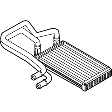 Ford AA5Z-18476-B Radiator And Seal Assembly - Heater
