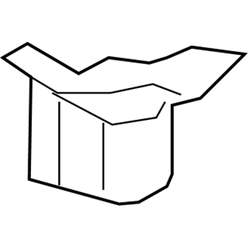 GL7Z-7831010-AA Ford Rear Trim, Passenger Side Illustration 1 of 1
