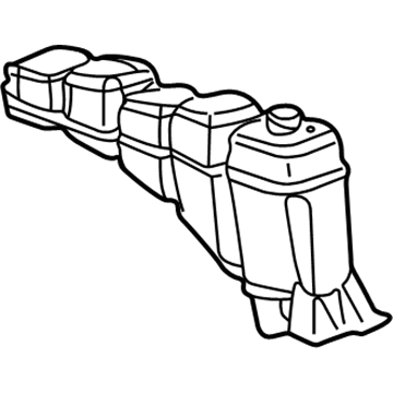 Ford 2C3Z-8A080-AA Tank Assembly - Radiator Overflow