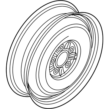 Mercury 6E5Z-1015-B Wheel Assembly