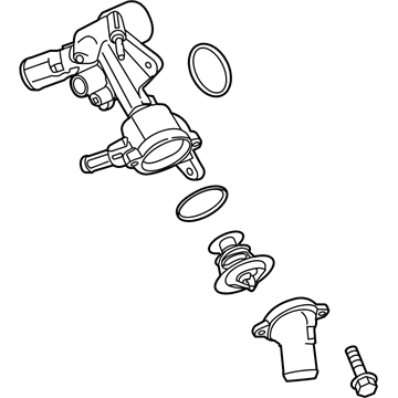 Ford BL3Z-8A586-G Connection Water Outlet