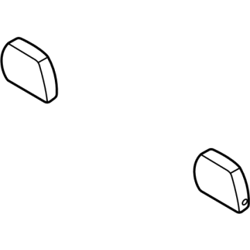 Ford M1PZ-78611A08-BH Headrest - Cover And Pad