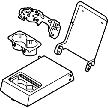 Ford M1PZ-7867112-AA Armrest Assembly