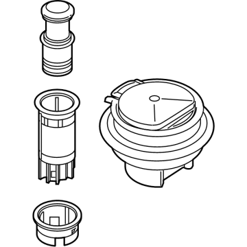 Ford 5L8Z-7804810-AAA Receptacle And Housing Assembly - Antenna