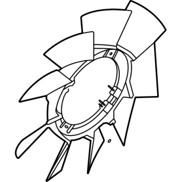 Ford LC3Z-8600-B Fan Assembly