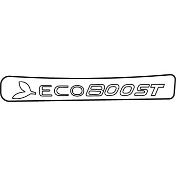 Ford JL3Z-9942528-A Name Plate