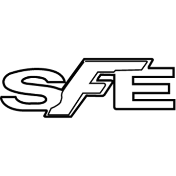 Ford F1EZ-9942528-C Name Plate
