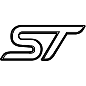 Ford F1EZ-9942528-B Nameplate, Rear F1EZ-9942528-B Ford Nameplate, Rear Illustration 1 of 1