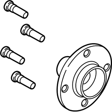 Ford K1BZ-1104-A Hub Assembly - Wheel