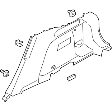 Ford LJ6Z-7831012-DB Trim Assembly - Quarter