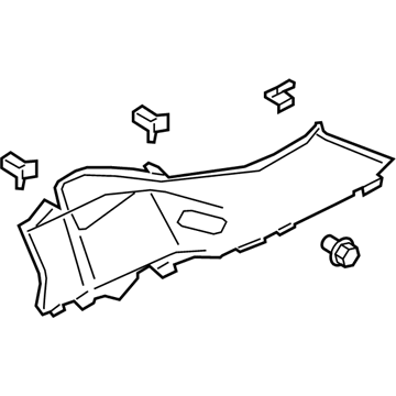 Ford LJ6Z-7831012-AB Trim - Load Compartment
