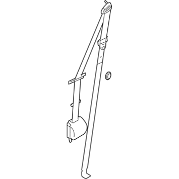 Ford 9C2Z-39611B69-AA Seat Belt Assembly