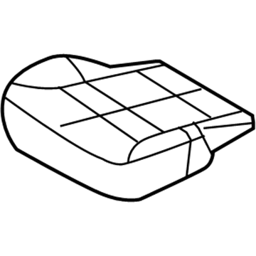 Ford 7T4Z-7862900-AB Cover Assembly - Seat Cushion