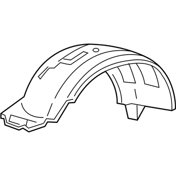 Ford 6L2Z-16054-AA Apron Assembly - Front Fender