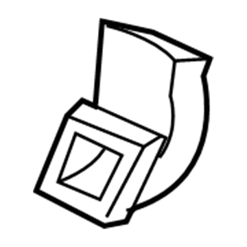 Ford 1L2Z-19B680-AA Lower Air Duct 1L2Z-19B680-AA Ford Lower Air Duct Illustration 1 of 1